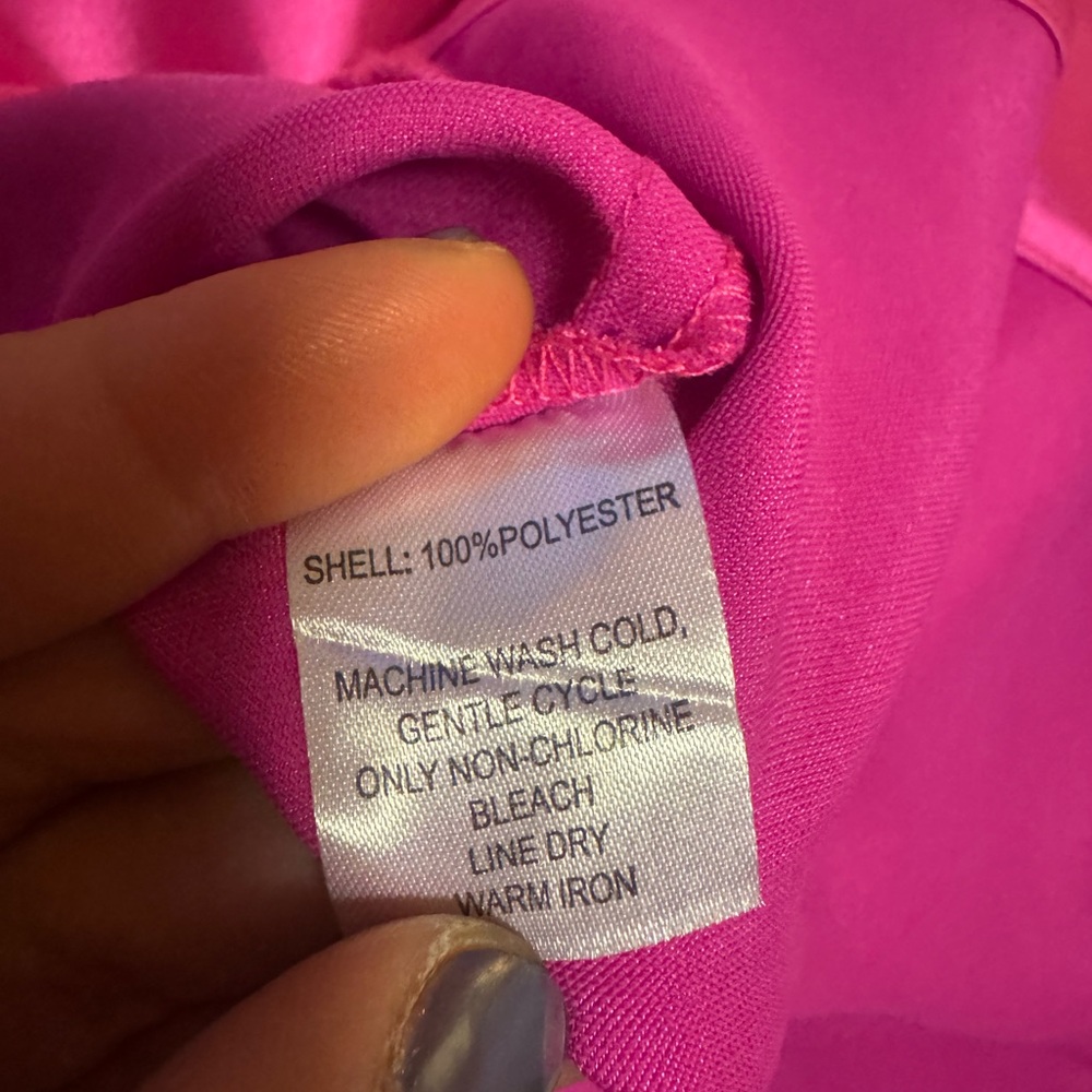 House of Harlow 1960 Pink Satin Midi Dress - Picture 4 of 5